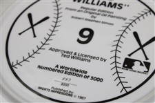 Ted Williams Signed 1987 Ltd Ed Ted Williams Plate #537/3000 JSA ALOA