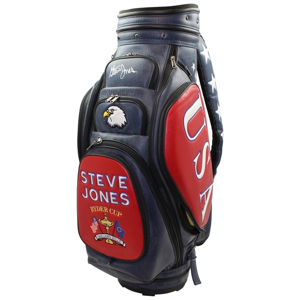 Steve Jones Signed 2004 Ryder Cup Team Golf Bag w/Headcovers - Steve Jones Collection JSA ALOA