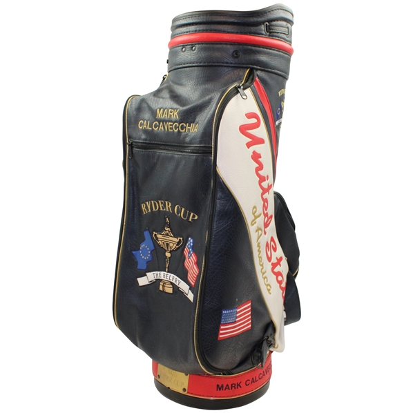 Mark Calcavecchias Personal 2002 Ryder Cup Team Issued & Used Golf Bag - 2001