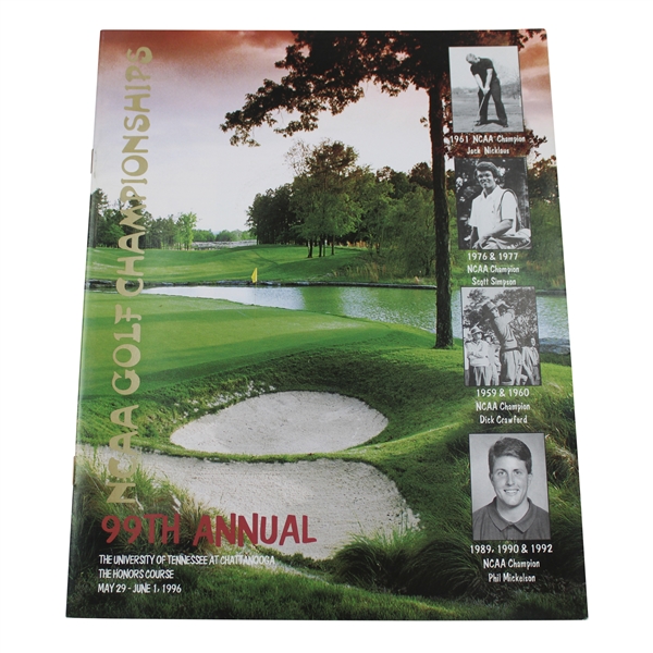 1996 NCAA Championship Official Program - Tigers Only NCAA Championship Win