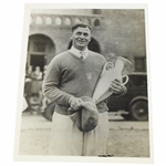 1927 Bobby Jones Winner at the Southern Open Poses with His Trophy