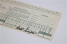 Scott Simpson Signed 1987 US Open at Olympic Club Official Scorecard 