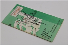 Bernhard Langer Signed 1985 Masters Tournament Spectator Guide JSA ALOA