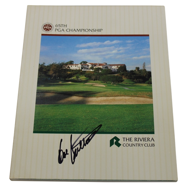Hal Sutton Signed 1983 PGA Championship at Shoal Creek Program JSA ALOA