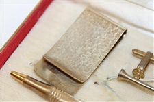 Sportsman XXI Money Clip & Cuff Link Set w/Magic-Tip Pen