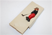 Golf Theme Hole In One Coin Bank w/Box