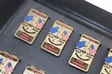 Twenty Six (26) 2006 Ryder Cup Commemorative Money Clips in Display Case