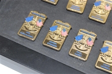 Twenty Six (26) 2006 Ryder Cup Commemorative Money Clips in Display Case