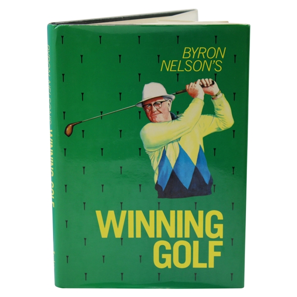 Byron Nelson Signed 1988  Byron Nelsons Winning Golf Book JSA ALOA