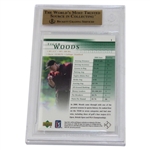 2001 Upper Deck #1 Tiger Woods Card Beckett Gem MINT 9.5 #0004656104