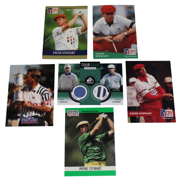 2013 UD Tour Gear Couples & Stewart Dual Patch w/1990 NFL, 1991 Proline Portraits & 1990-1992 Pro Set Cards
