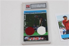 1999 SI For Kids Tiger Woods #860 SGC NM/MT 8.5 Dual Game Greats Glove/Shirt & Two (2) SI for Kids #185 & #795 Cards 