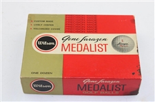 Wilson Gene Sarazen Autograph Golf Ball Box, Gene Sarazen Medalist Wilson Golf Ball Box & (4) Golf Balls