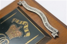 Gene Sarazen's Gifted 59 Independent Commando Squadron Royal Engineers Plaque