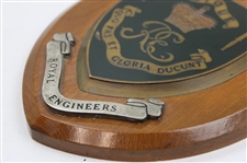 Gene Sarazen's Gifted 59 Independent Commando Squadron Royal Engineers Plaque