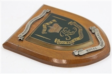 Gene Sarazen's Gifted 59 Independent Commando Squadron Royal Engineers Plaque