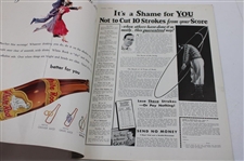(2) Gene Sarazen Signed Cuts & (2) 1930's American Golfer Magazines JSA ALOA