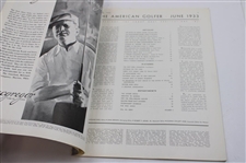 (2) Gene Sarazen Signed Cuts & (2) 1930's American Golfer Magazines JSA ALOA