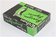 Wilson Sarazen Squire, Gene Sarazen Tournament , Gene Sarazen Strokemaster Golf Ball Boxes & (3) Golf Balls