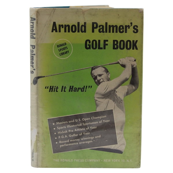 Arnold Palmer Signed 1961 Arnold Palmers Golf Book JSA ALOA