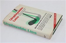 1965 'Unplayable Lies' Signed By Author Fred Corcoran