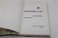 1965 'Unplayable Lies' Signed By Author Fred Corcoran