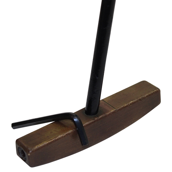 Unique Brass No Name Unmarked Putter with Hex Wrench