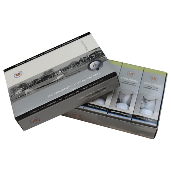 2002 Ryder Cup at The Belfry Limited Edition Dozen Golf Balls