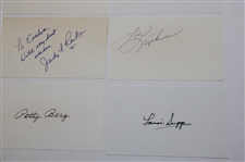 Fifteen (15) LPGA Tour Legends Signed Cuts JSA ALOA