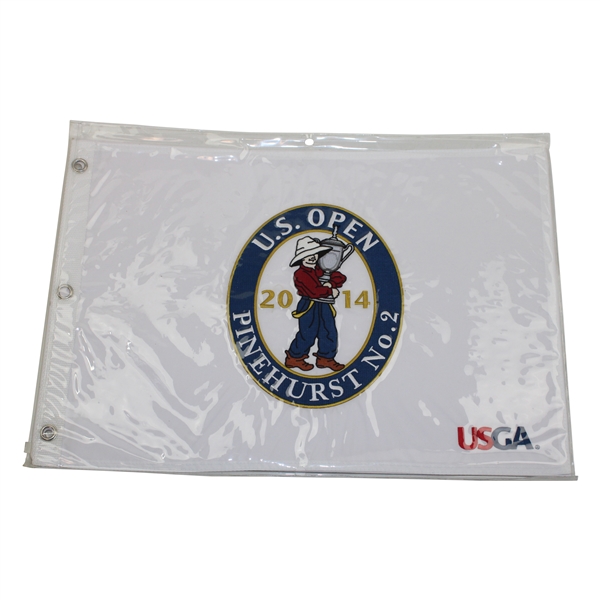 2014 US Open at Pinehurst Embroidered Flag in Original Packaging