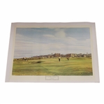 1982 16th Green St. Andrews Old Course Ltd Ed #825/850 Arthur Weaver Signed Lithograph Print