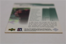 Seldom Seen Tiger Woods 2001 Upper Deck Rookie Card w/Error Blue Ink - Strong