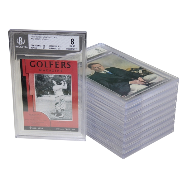 Ten (10) 1993 Bobby Jones Story Beckett Graded Cards