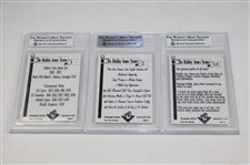 Ten (10) 1993 Bobby Jones Story Beckett Graded Cards