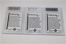 Ten (10) 1993 Bobby Jones Story Beckett Graded Cards
