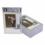 Six (6) 2001 SP Authentic Gold /500 Beckett Graded Cards - Incl. Two (2) Nicklaus 