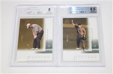 Six (6) 2001 SP Authentic Gold /500 Beckett Graded Cards - Incl. Two (2) Nicklaus 