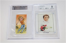 Six (6) Assorted Beckett Graded Cards & Three (3) Jack Nicklaus Cards