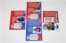 Lee Elder, Calvin Peete, Jim Dent & Walter Morgan Signed Pro Set Golf Cards JSA ALOA