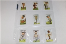W. A. & A. C. Churchman 1989 Reprint Prominent Golfers Series of Fifty (50) Cards