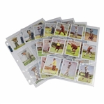 1989 Wills For Quality Famous Golfers Set of 25 & WA & AC Churchman Prominent Golfers Series of 12 Cards