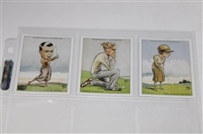 1989 Wills For Quality Famous Golfers Set of 25 & WA & AC Churchman Prominent Golfers Series of 12 Cards