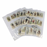 Set of Fifty (50) Copes Tobacco Copes Golfers Cards - A Nostalgic Reprint