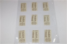Set of Fifty (50) Copes Tobacco Copes Golfers Cards - A Nostalgic Reprint