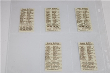 Set of Fifty (50) Copes Tobacco Copes Golfers Cards - A Nostalgic Reprint