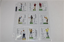 Fifty (50) John Player & Sons Cigarette Golf Cards