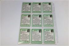 One-Hundred Thirty (130) PGA Tour Cards - 1981 & 1982 Donruss Golf