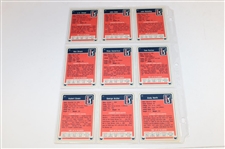 One-Hundred Thirty (130) PGA Tour Cards - 1981 & 1982 Donruss Golf