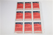 One-Hundred Thirty (130) PGA Tour Cards - 1981 & 1982 Donruss Golf