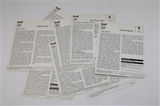 Seventy-Seven (77) Italian Sportscaster Oversize Cards From 1978-79